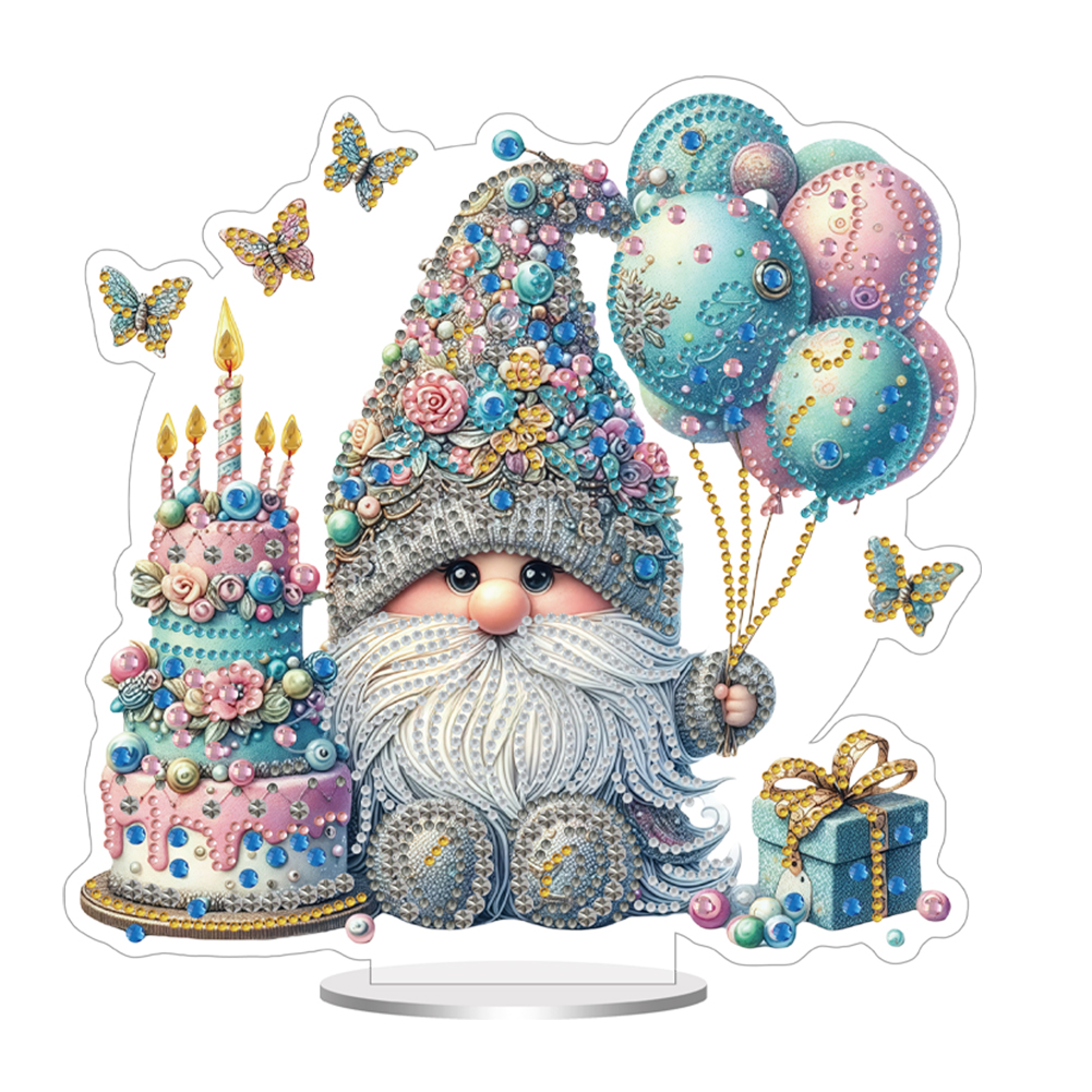 Acrylic Special Shape Goblin Cake Diamond Painting Desktop Ornaments for Home