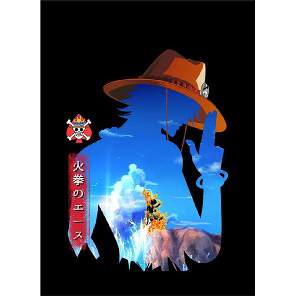 

Portgas D Ace - 11CT Stamped Cross Stitch - 40*55CM, 501 Original