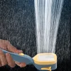 4-mode Handheld Pressurized Shower Head with Pause Switch