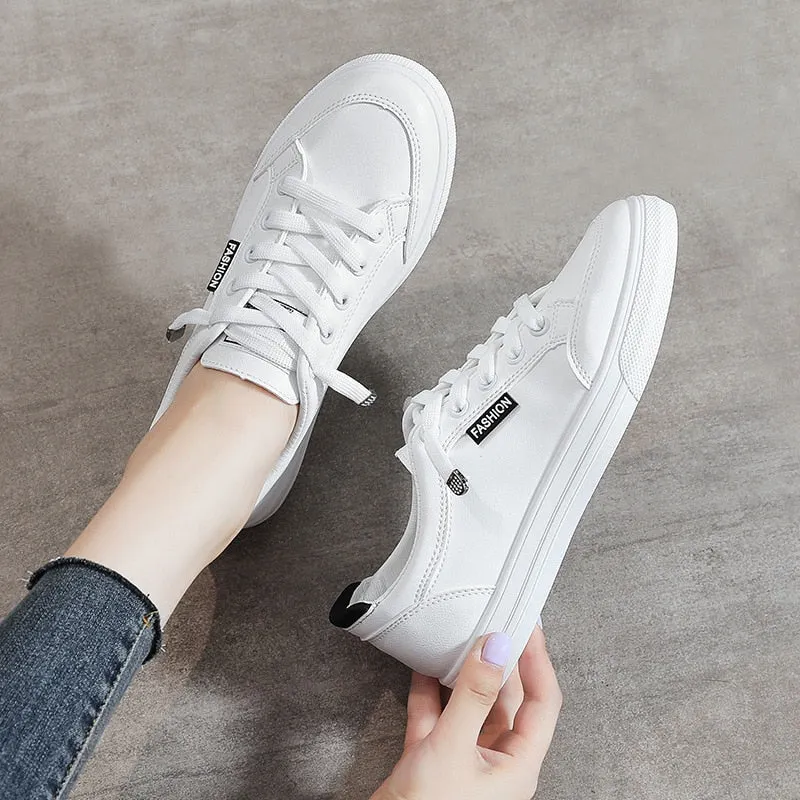 White Sneakers Women Summer Mesh Breathable Vulcanize Shoes Outdoor Walking Flats Female Spring Casual Shoes Chaussure Femme