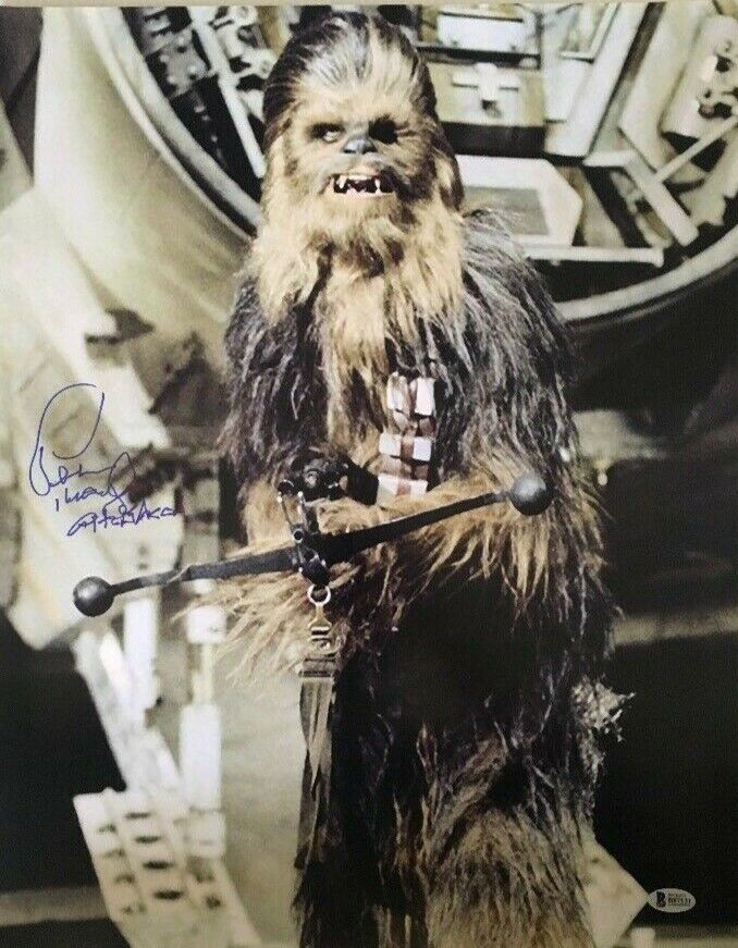 Peter Mayhew Signed 8x10 Photo Poster painting reprint Star Wars Chewbacca