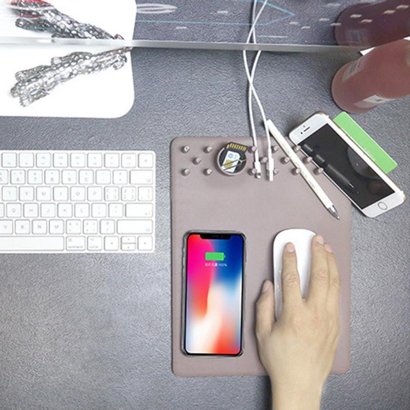2 in 1 Wireless Mouse Charger Pad
