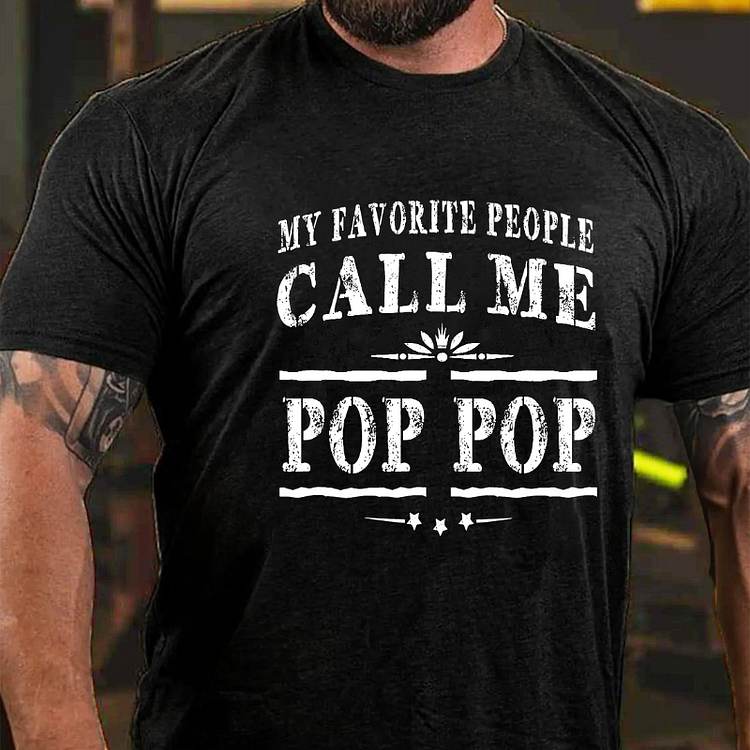 Pop Pop Gifts Grandpa Fathers Day T-shirt