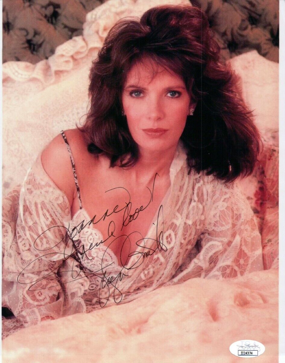 Jaclyn Smith Signed Autographed 8X10 Photo Poster painting Charlie's Angels Sexy JSA II24374