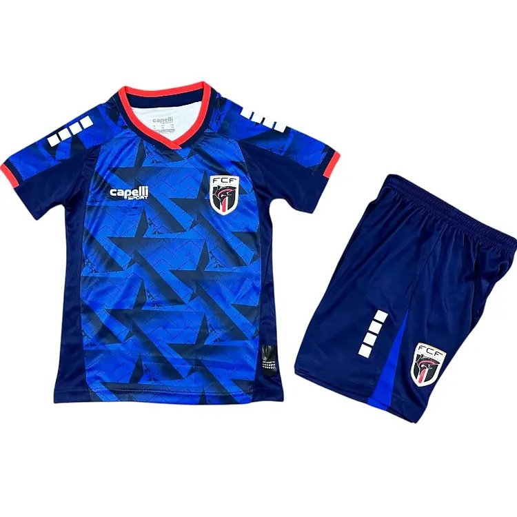 Kids cape verde 2026 World Cup Home Jersey 1:1 Thai Quality