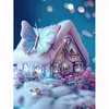 uk.everydayedeals (Limited Stock)Diamond Painting - Full Round/Square - Butterfly Cabin