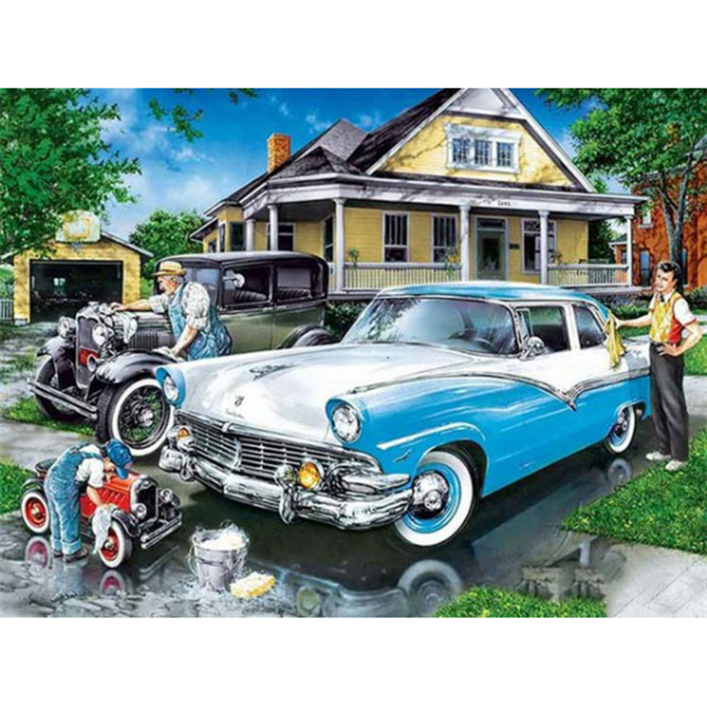 

Outdoor Vehicle - Round Drill Diamond Painting - 40*30CM, 501 Original