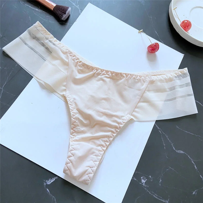 Seamless Panties Perspective Sexy Women Panties Female Underpants G-string Solid Color Thong Pantys Intimates Lingerie M-XL Hot