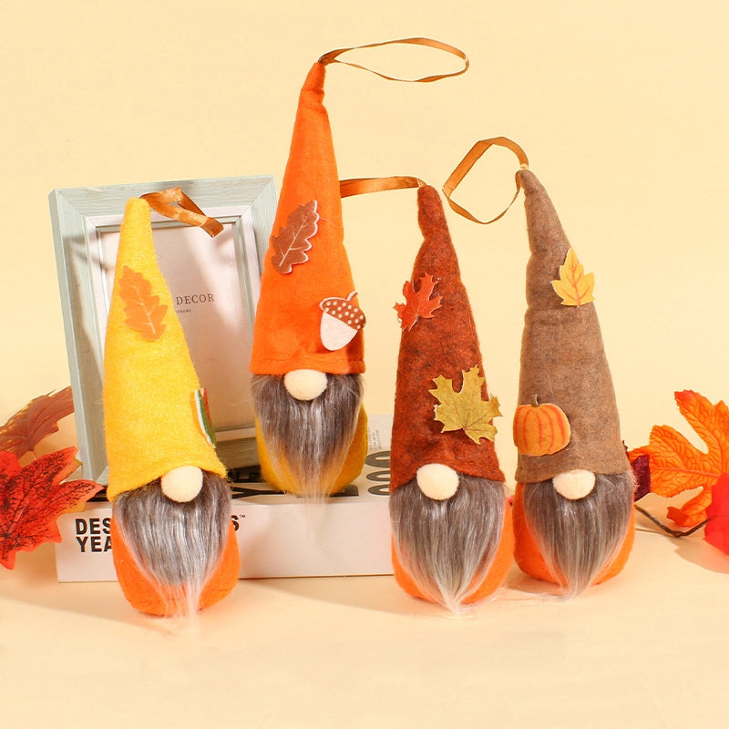 Thanksgiving Pumpkin Doll Party Hanging Ornaments Decorations Table Decoration Party Supplies