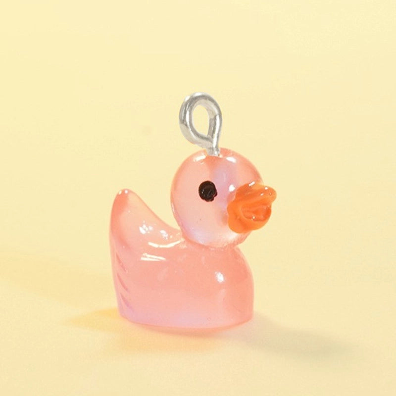 Luminous Diy Jewelry Resin Accessories Handmade Material Keychain Pendant Bracelet Sheep Eye Nail Little Duck