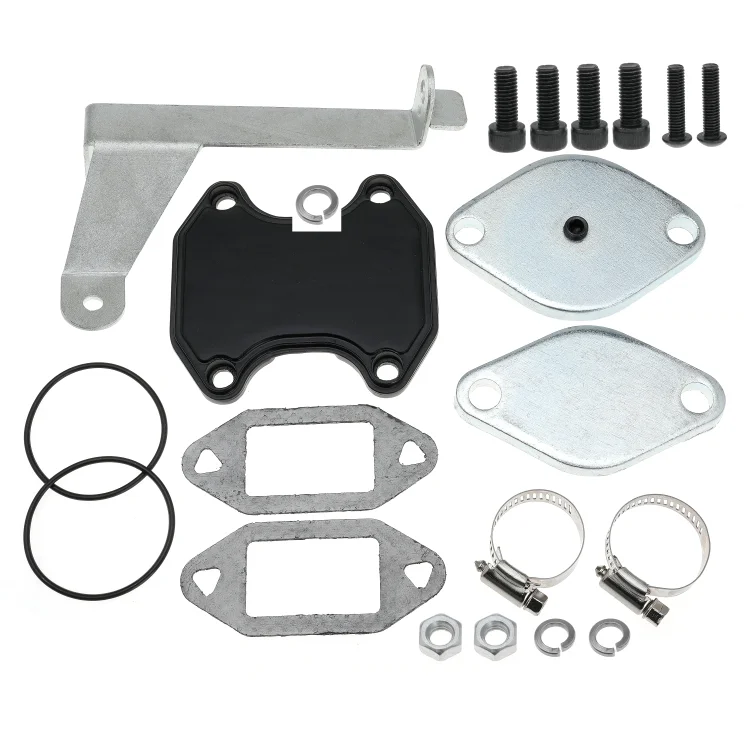 EGR Valve Cooler Delete Kit for 2007.5-2009 Dodge RAM 2500 3500 4500 5500 6.7 Cummins Diesel