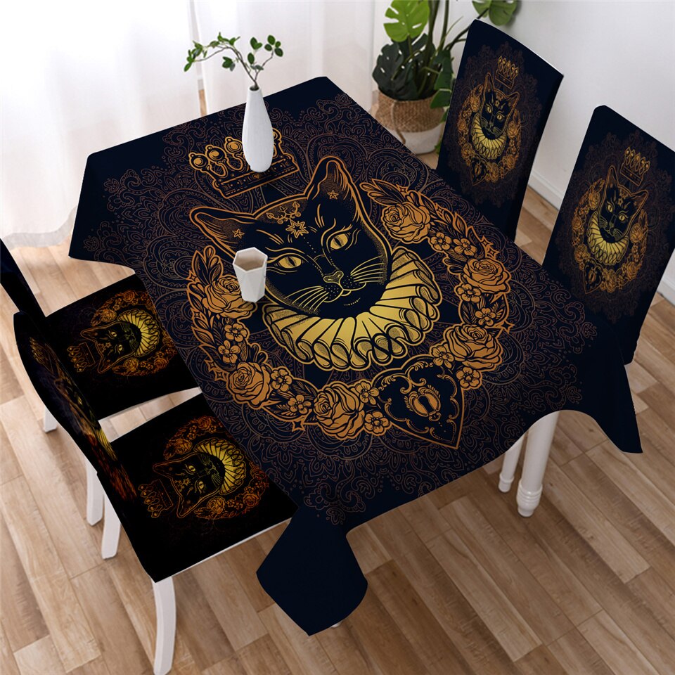 

Cartoon Cats - Tablecloth Without Chair Cover, 140*210cm, 501 Original