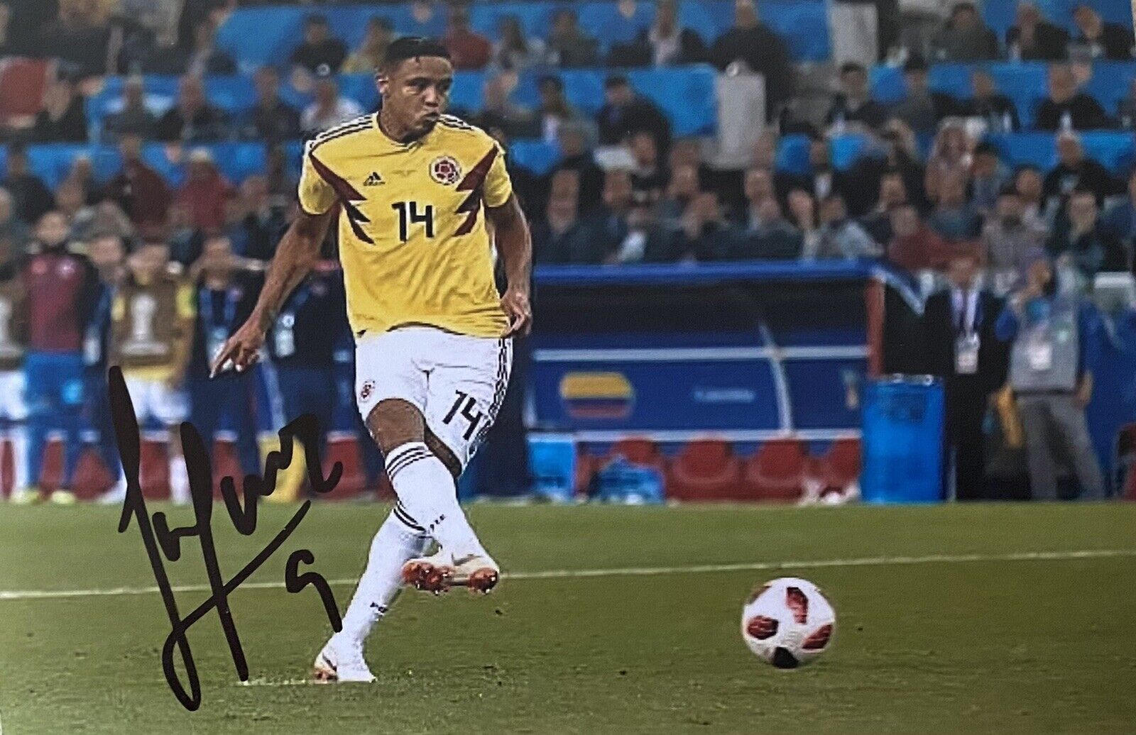 Luis Muriel Genuine Hand Signed Colombia 6X4 Photo Poster painting, See Proof