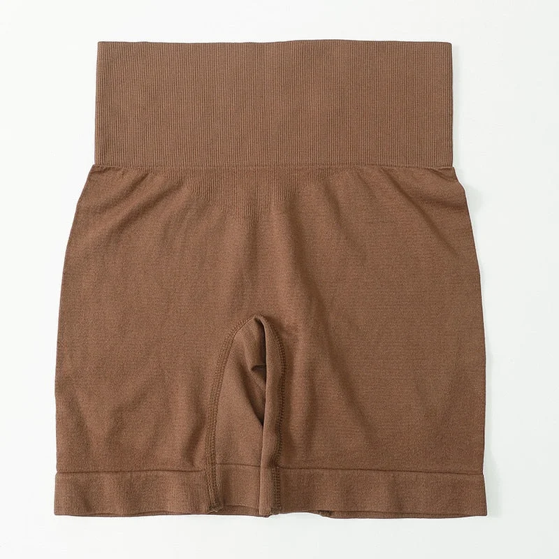 High Waist Shorts Women Hip Push Up Shorts Summer Safety Short Pants Seamless Boxer Panty Female Tummy Control Fitness Underwear