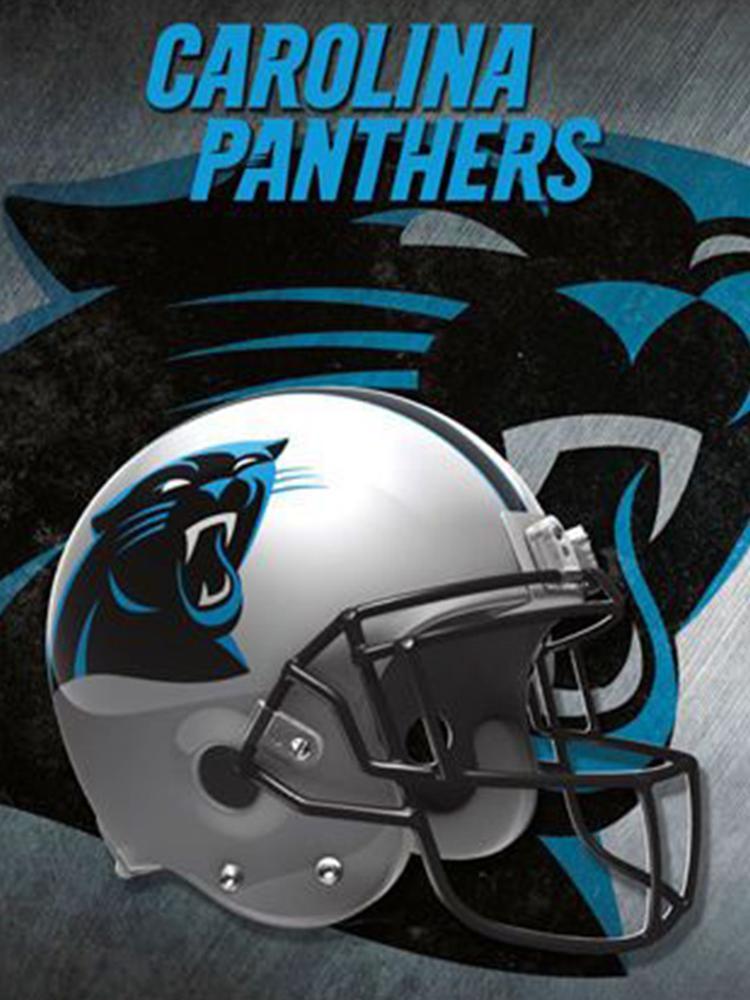 NFL-Diamond Painting-DIY Round Full Drill-Carolina Panthers