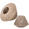 Woven Paper Rope Lamp Shade Simulation Rattan Light Shade for Living Room Hotel