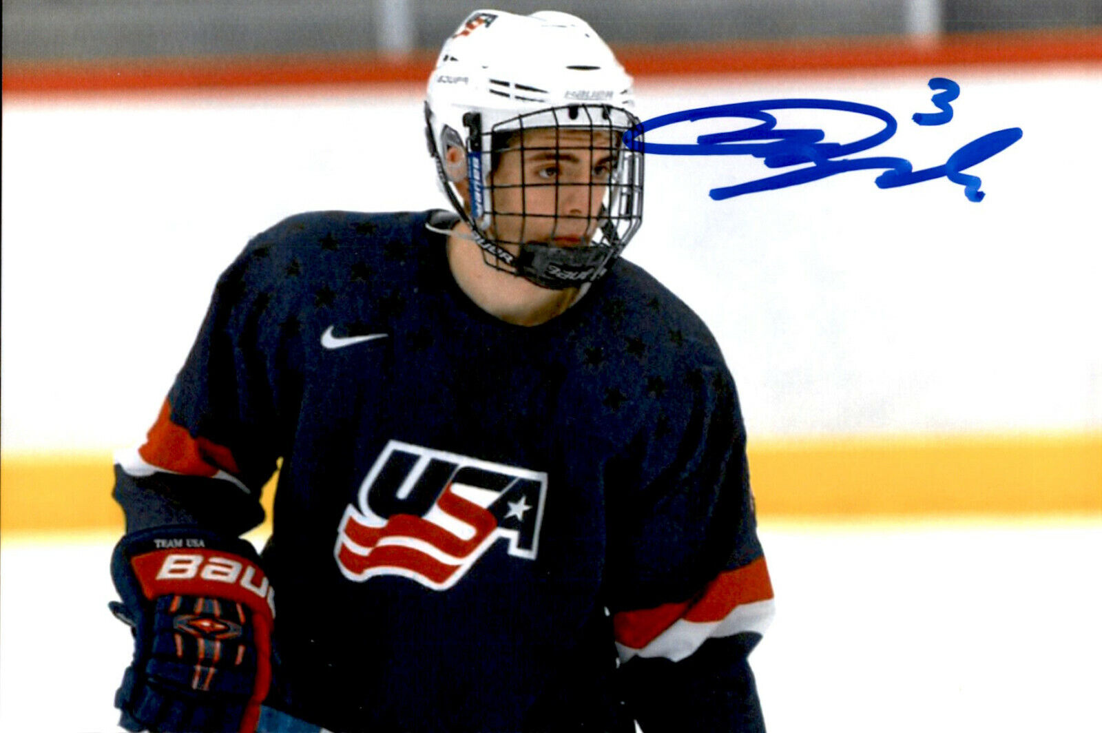 Michael Campoli SIGNED 4x6 Photo Poster painting TEAM USA / BOSTON COLLEGE / MCGILL UNIVERSITY