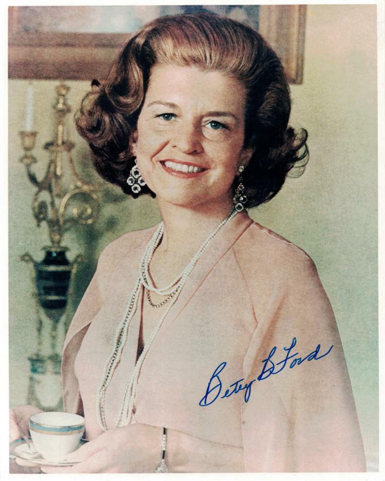 BETTY FORD Signed Photo Poster paintinggraph - former US First Lady to Gerald Ford - reprint