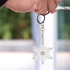 Schneeflocken-Diamant-Malerei-Schl&uuml;sselanh&auml;nger-Tier doppelseitig f&uuml;r die Handtaschen-Dekoration f&uuml;r Erwachsene