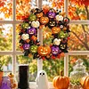 DIY Pumpkin Wreaths Special Shape Diamond Painting Pendant