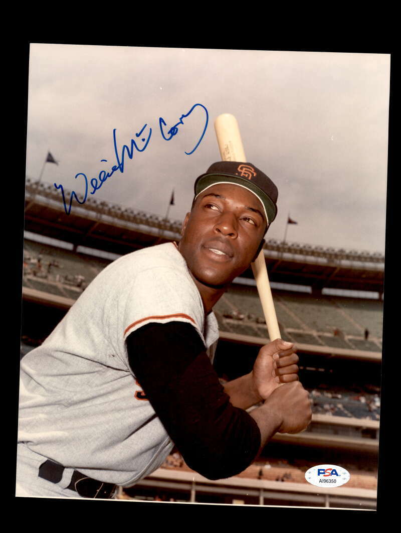 Willie McCovey PSA DNA Coa Signed 8x10 Giants Photo Poster painting Autograph