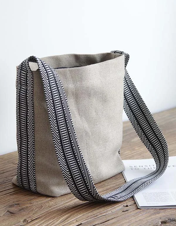 Versatile Casual Canvas One-shoulder Bag
