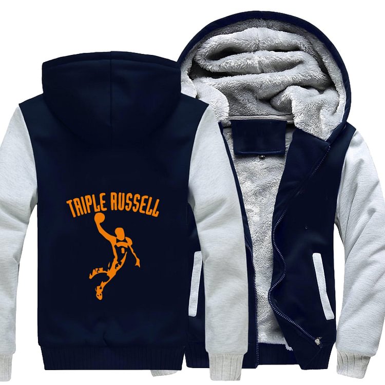 Triple Russell, Basketball Fleece Jacket