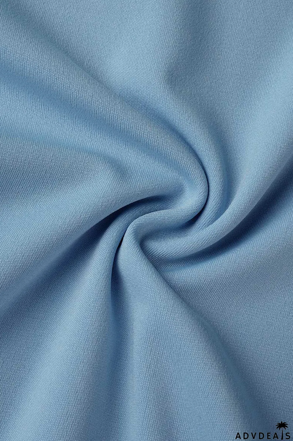 Rose Red Casual Solid Split Joint V Neck Straight Jumpsuits