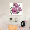 Peony-14CT Stamped Cross Stitch 31*30cm/12.2*11.81in tapestrymarket