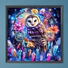 Diamond Painting -DIY Round Drill Dreamcatcher Owl(40x40cm)