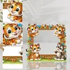 Special Shape Little Tiger 5D DIY Diamond Art Tabletop Decor for Home Office