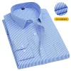 Men's Business Striped Cotton Professional Work Shirt