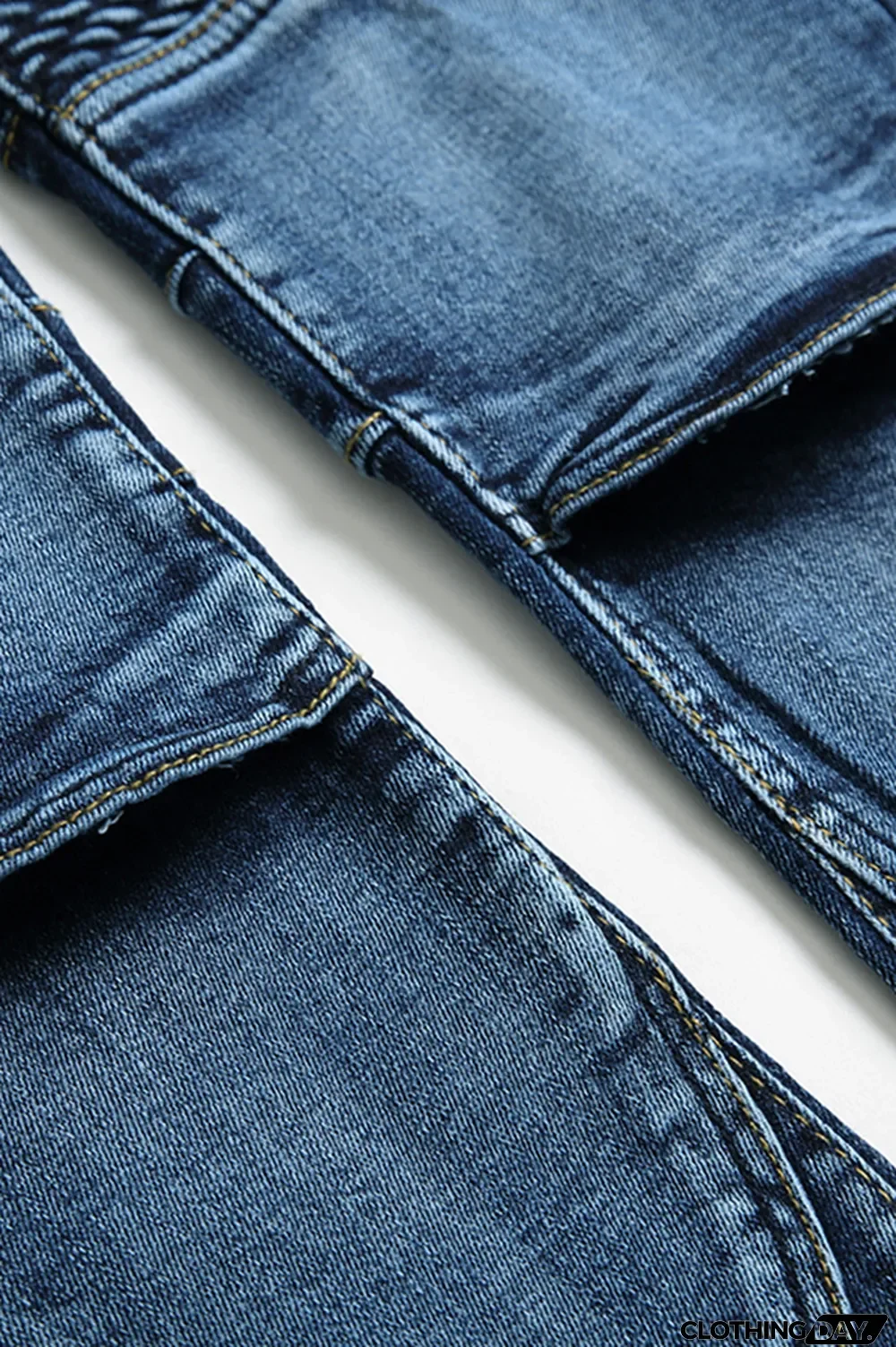 The cowboy blue Street Patchwork Make Old Fold Bottoms