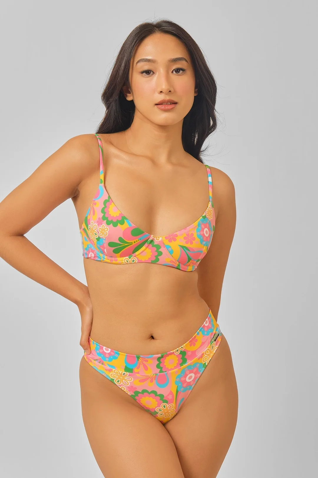 Willow Underwire Top / Groovy Garden FINAL SALE
