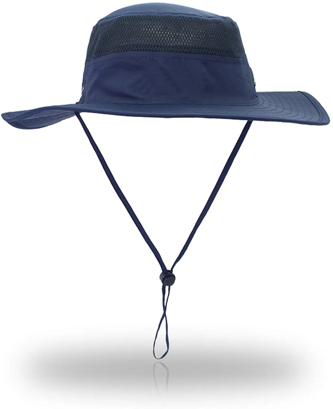 Windproof Fishing Hats UPF50+ UV Protection Sun Cap Outdoor Bucket Mesh Hat 56-61cm