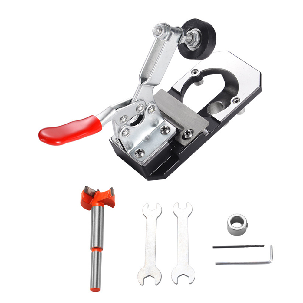 

Woodworking Hole Drilling Guide Locator 35mm Hinge Boring Jig Hole Opener, 501 Original
