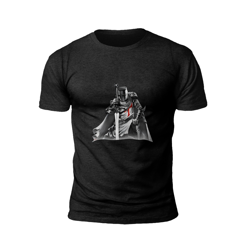 Silent Guardian: The Watchful Knight T-Shirt