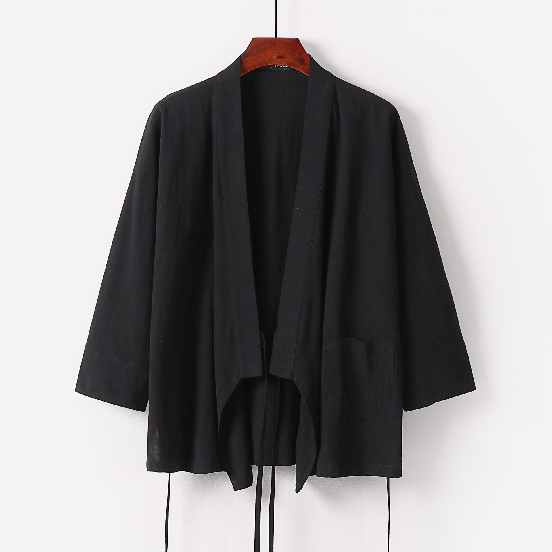 Men's Vintage Lace Cotton Linen Casual Japanese Kimono  artssus