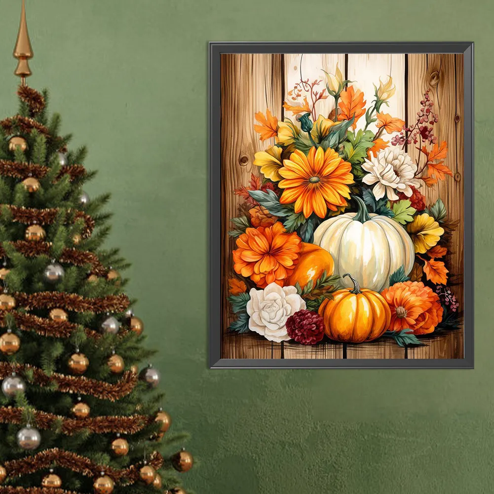 Full Round Diamond Painting 40*50cm - Pumpkin