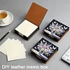Diamond Painting PU Bouquets Note Box with 160 Sheets for Office Home