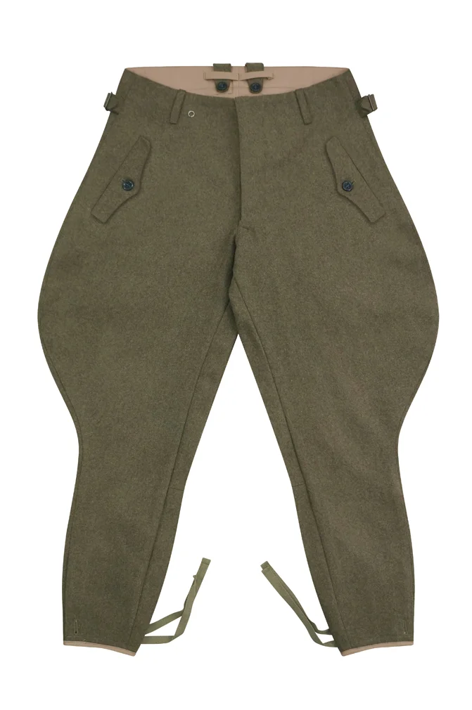   HJ German Brown Wool Breeches German-Uniform