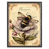 Flowers And Bees - 11CT Counted Cross Stitch 40*55cm/15.75*21.65in