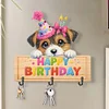 Holz alles Gute zum Geburtstag Hund - 5d DIY Handwerk Wandhaken