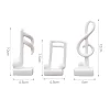 Lovely Musical Note 3PCS Set Home Studio Store Table Decor Prop