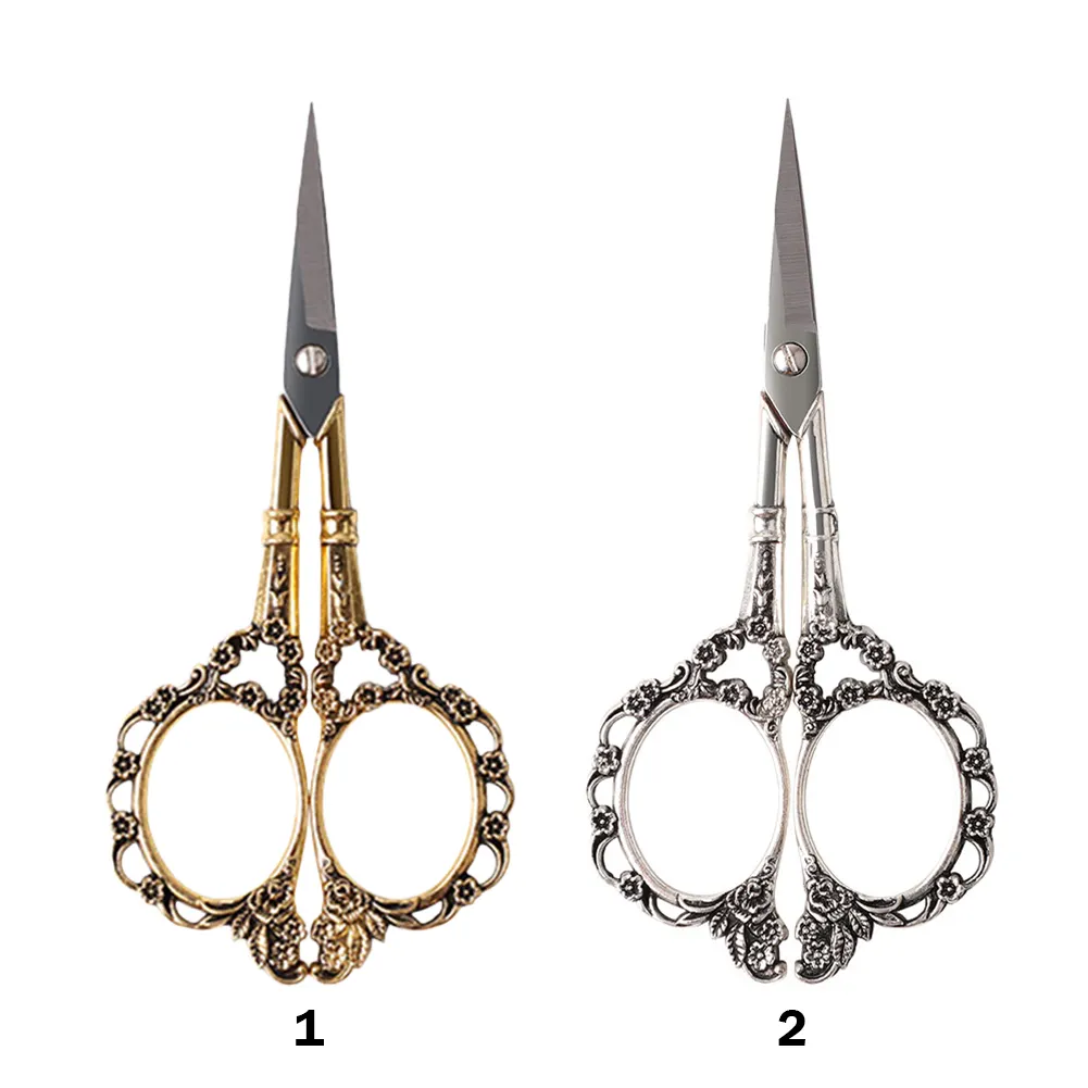 Vintage Stainless Steel Tailor Cross Stitch Scissors Sewing Fabric Cutter