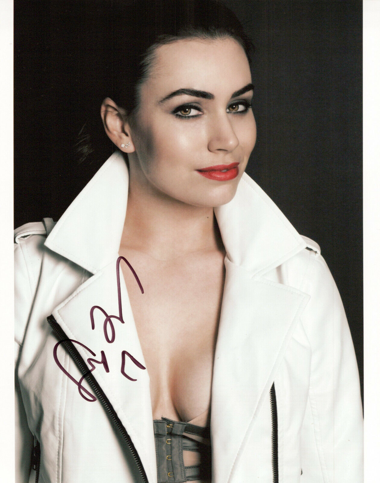 Sophie Simmons glamour shot autographed Photo Poster painting signed 8x10 #9