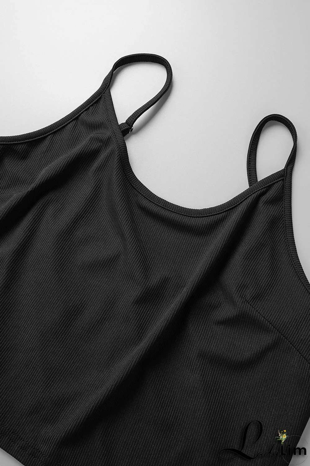 Black Sexy Casual Solid Backless Spaghetti Strap Plus Size Two Pieces