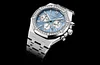 Silver 904L Steel Light Blue Dial - Watch - 38mm
