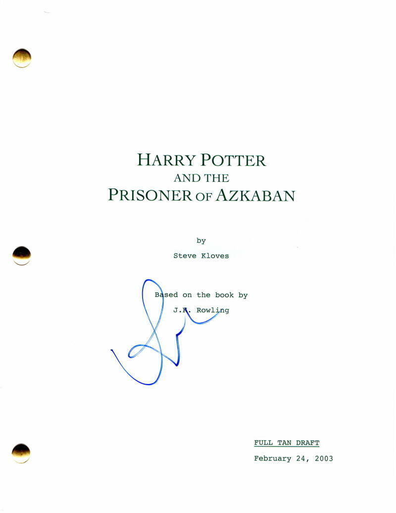 RUPERT GRINT SIGNED AUTOGRAPH - HARRY POTTER AND THE PRISONER OF AZKABAN SCRIPT