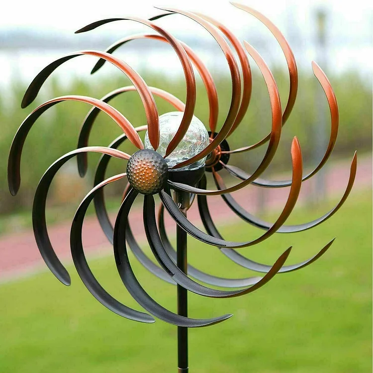 Wind Spinner With LED Glass Ball
